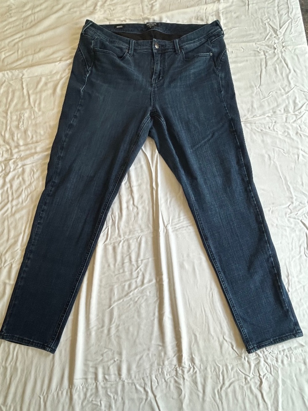 NYDJ Curves 360 Boost Jeans Size 16 Dark Wash Straight Leg